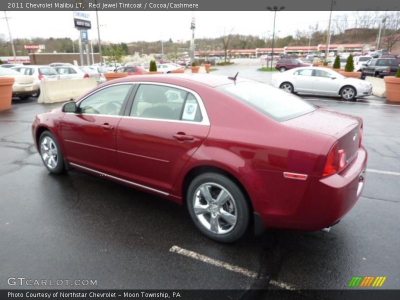 Red Jewel Tintcoat / Cocoa/Cashmere 2011 Chevrolet Malibu LT