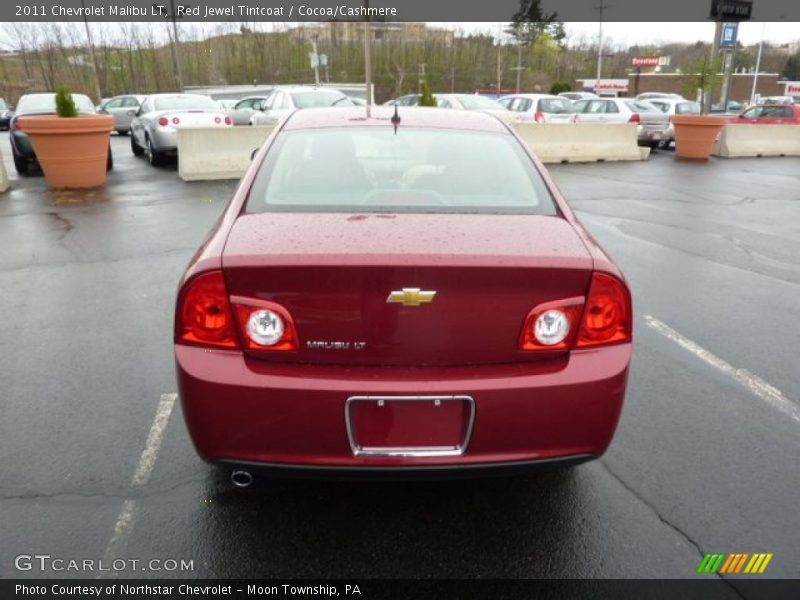 Red Jewel Tintcoat / Cocoa/Cashmere 2011 Chevrolet Malibu LT