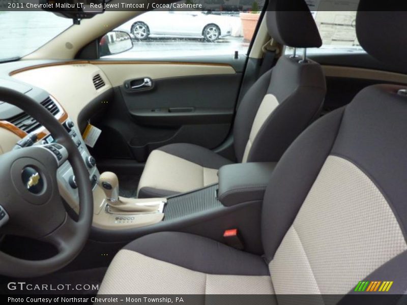 Red Jewel Tintcoat / Cocoa/Cashmere 2011 Chevrolet Malibu LT