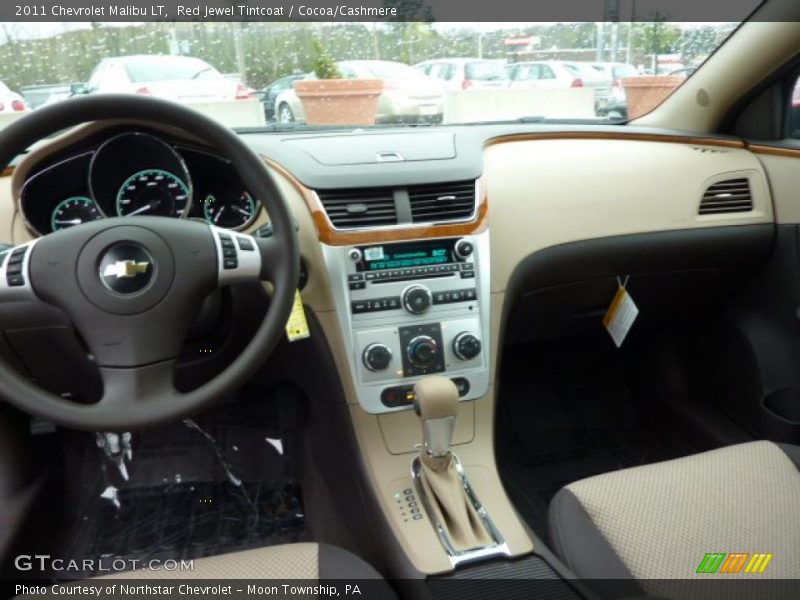 Red Jewel Tintcoat / Cocoa/Cashmere 2011 Chevrolet Malibu LT