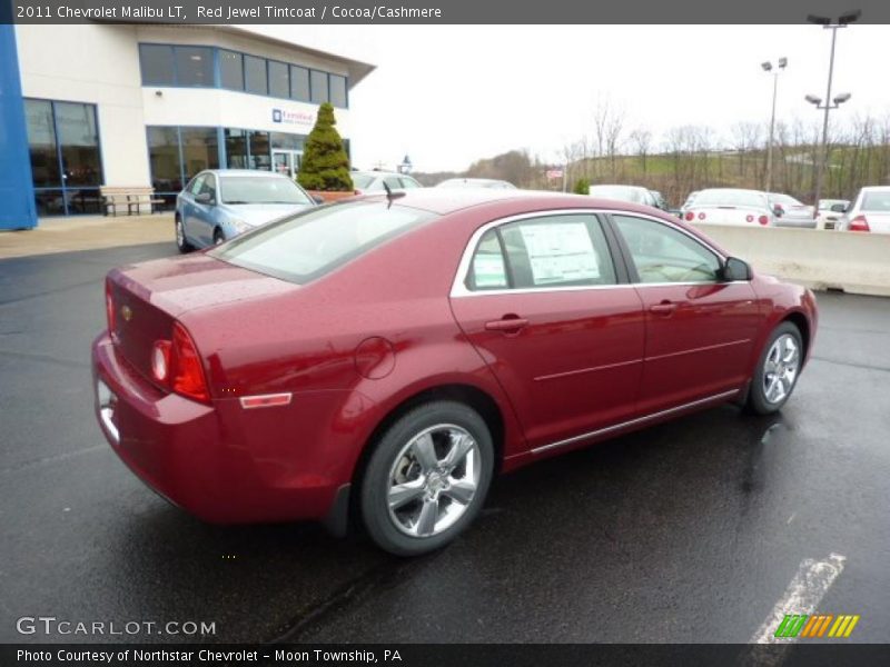 Red Jewel Tintcoat / Cocoa/Cashmere 2011 Chevrolet Malibu LT