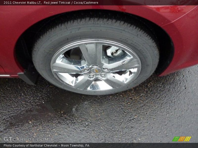Red Jewel Tintcoat / Cocoa/Cashmere 2011 Chevrolet Malibu LT