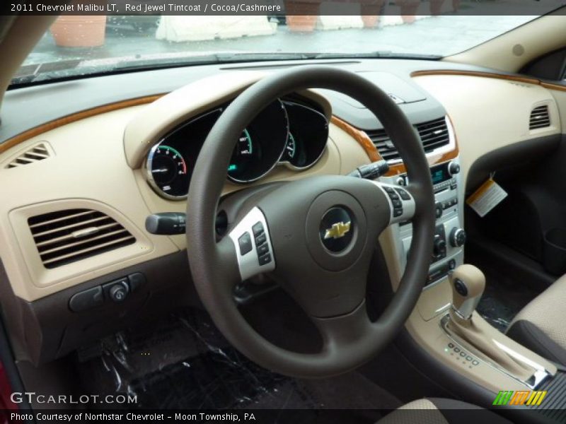 Red Jewel Tintcoat / Cocoa/Cashmere 2011 Chevrolet Malibu LT