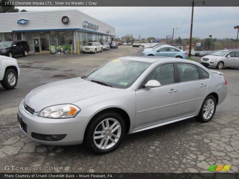 Silver Ice Metallic / Gray 2011 Chevrolet Impala LTZ