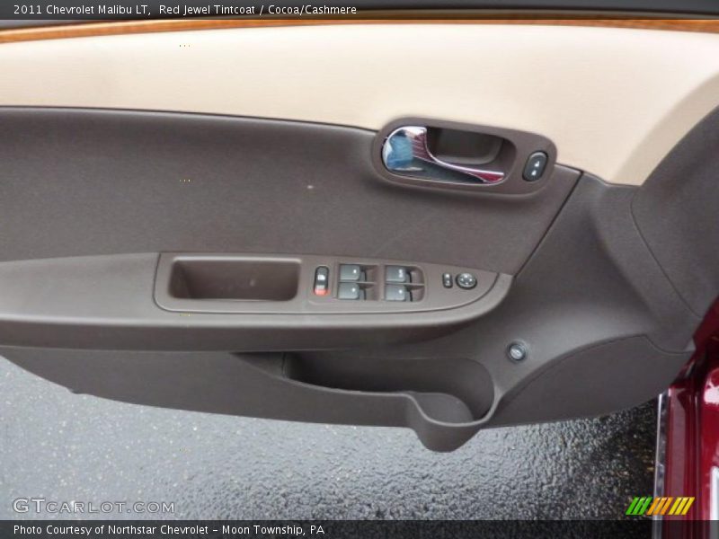 Red Jewel Tintcoat / Cocoa/Cashmere 2011 Chevrolet Malibu LT