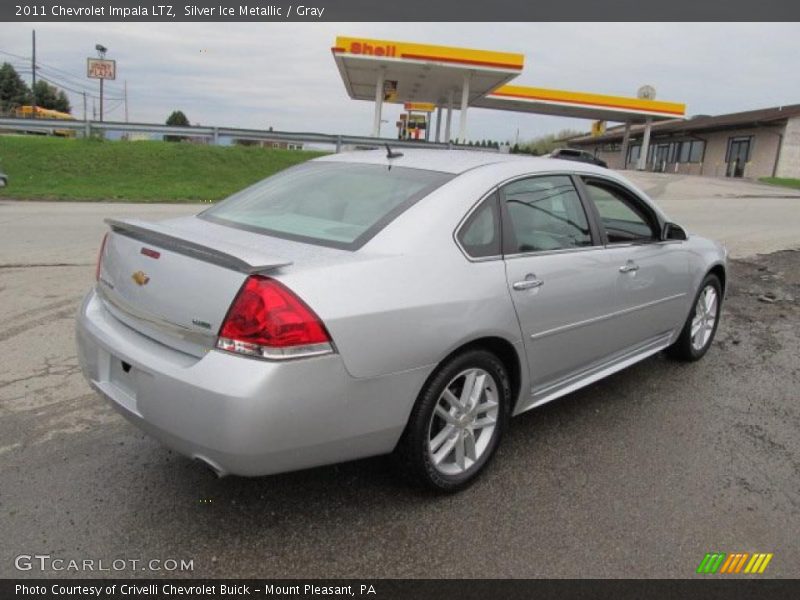 Silver Ice Metallic / Gray 2011 Chevrolet Impala LTZ
