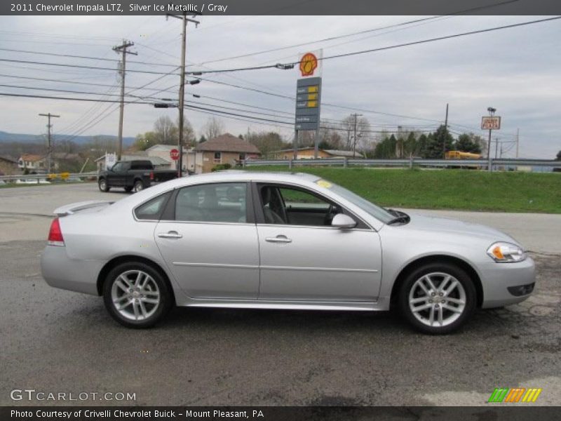 Silver Ice Metallic / Gray 2011 Chevrolet Impala LTZ