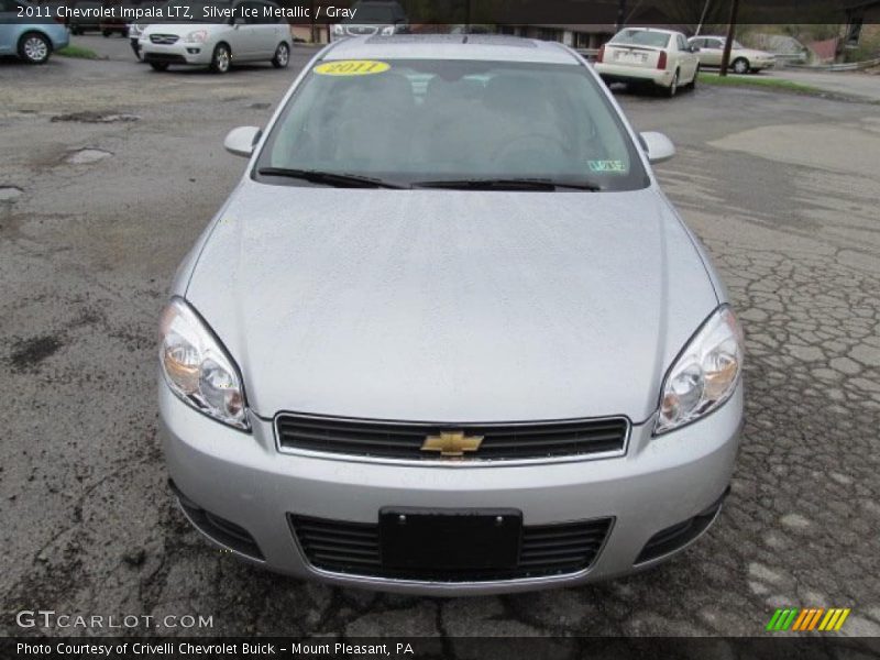 Silver Ice Metallic / Gray 2011 Chevrolet Impala LTZ