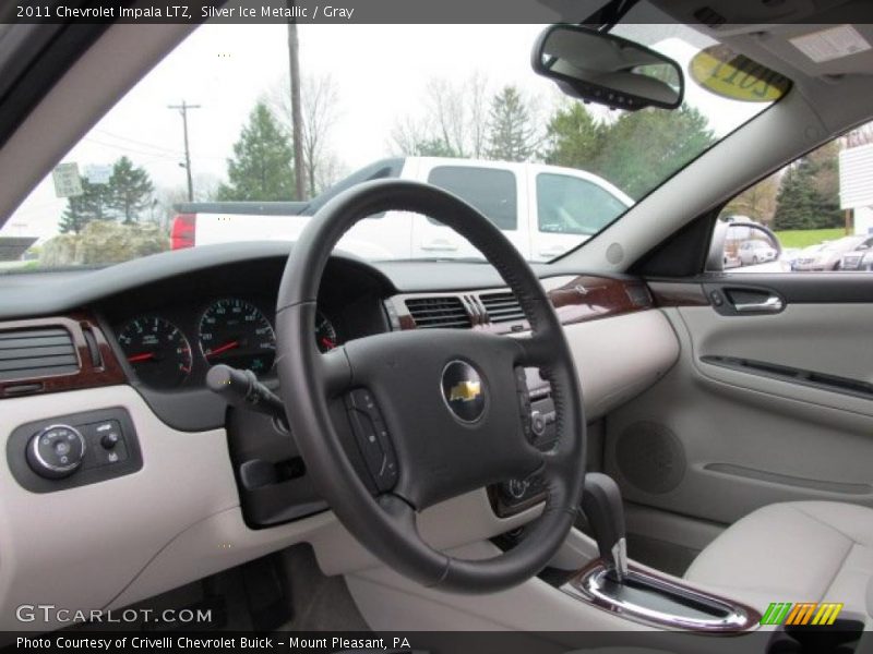 Silver Ice Metallic / Gray 2011 Chevrolet Impala LTZ