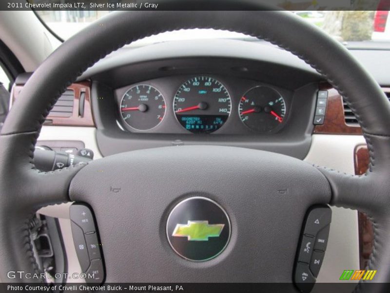 Silver Ice Metallic / Gray 2011 Chevrolet Impala LTZ