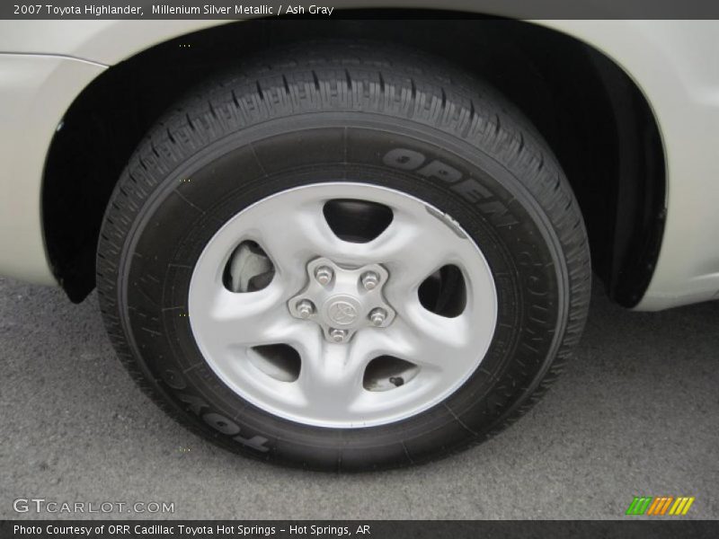Millenium Silver Metallic / Ash Gray 2007 Toyota Highlander