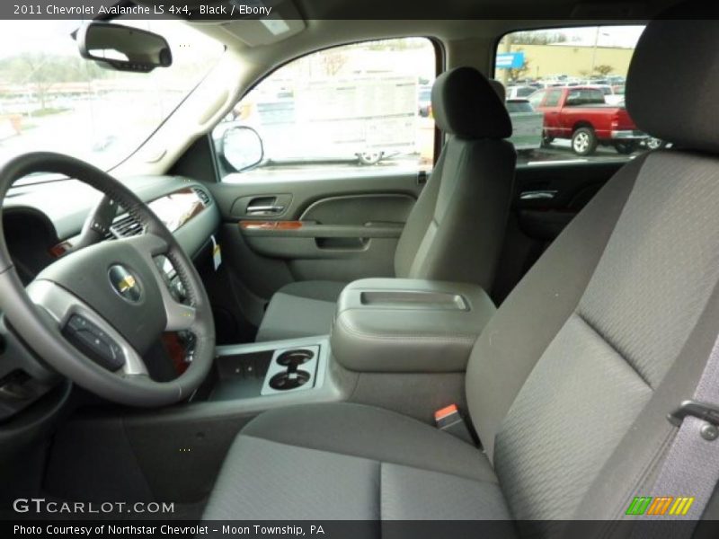  2011 Avalanche LS 4x4 Ebony Interior
