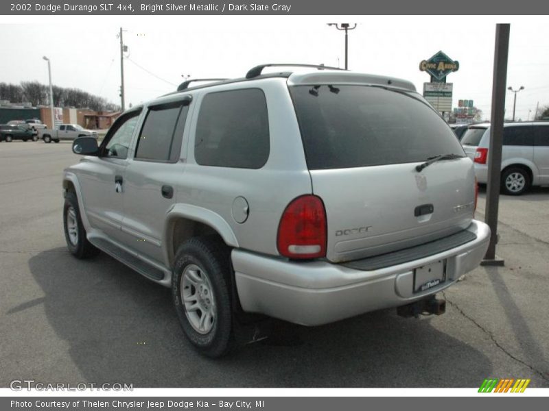 Bright Silver Metallic / Dark Slate Gray 2002 Dodge Durango SLT 4x4