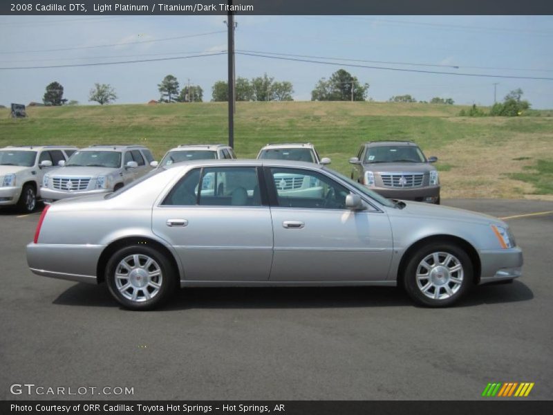 Light Platinum / Titanium/Dark Titanium 2008 Cadillac DTS
