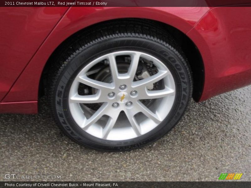 Red Jewel Tintcoat / Ebony 2011 Chevrolet Malibu LTZ