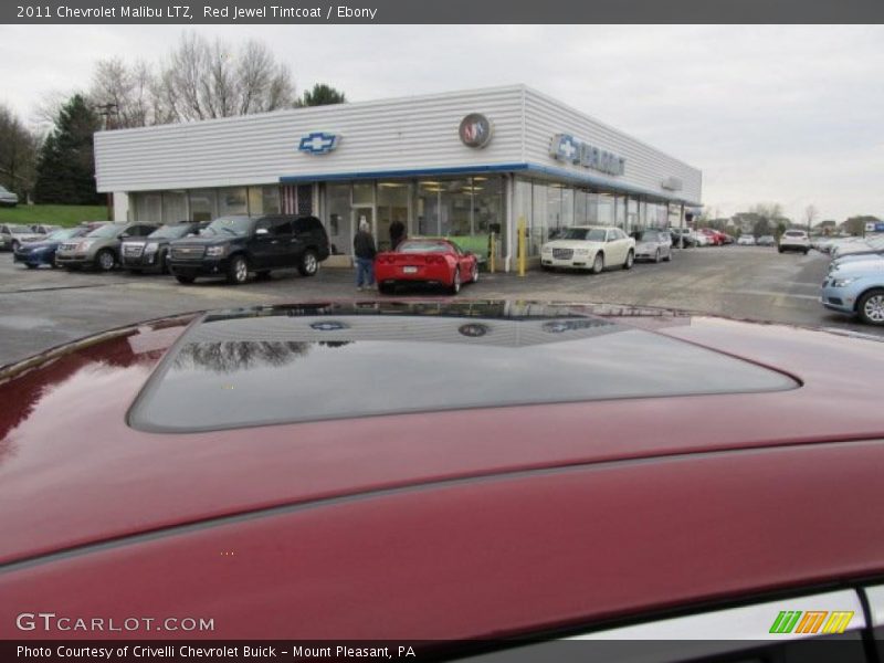 Red Jewel Tintcoat / Ebony 2011 Chevrolet Malibu LTZ