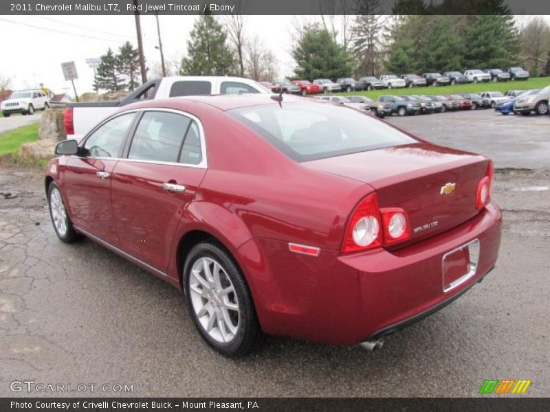 Red Jewel Tintcoat / Ebony 2011 Chevrolet Malibu LTZ