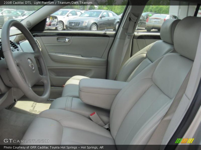 Light Platinum / Titanium/Dark Titanium 2008 Cadillac DTS