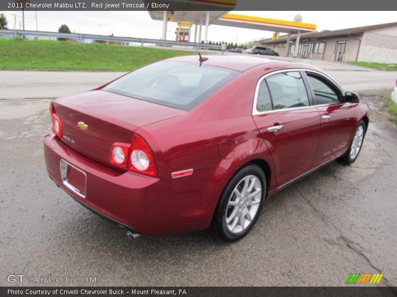 Red Jewel Tintcoat / Ebony 2011 Chevrolet Malibu LTZ