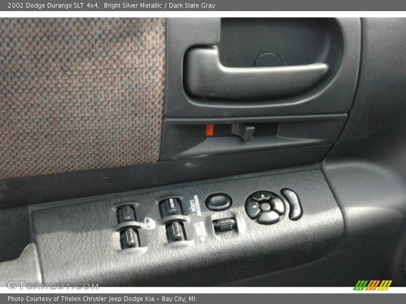 Bright Silver Metallic / Dark Slate Gray 2002 Dodge Durango SLT 4x4
