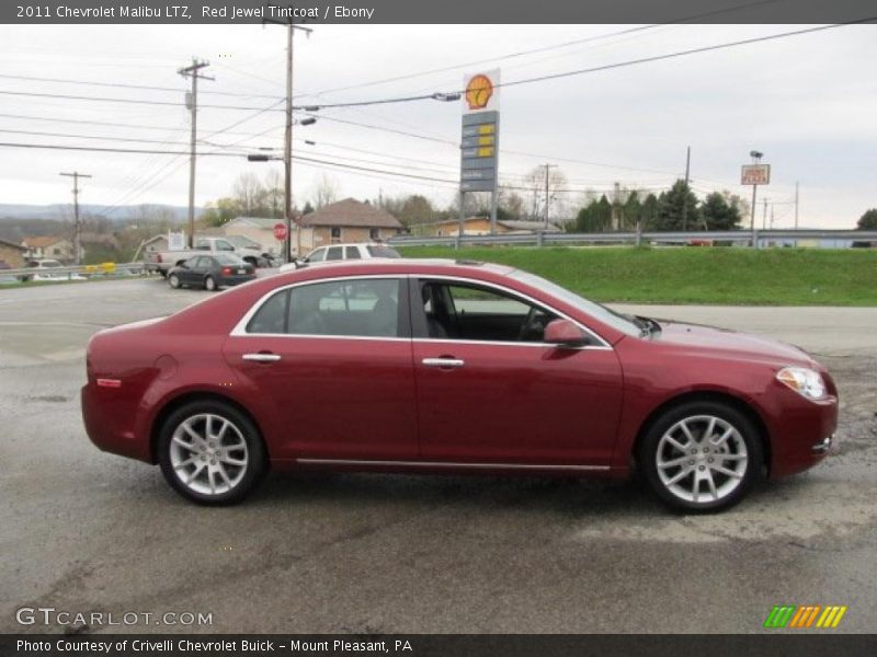 Red Jewel Tintcoat / Ebony 2011 Chevrolet Malibu LTZ