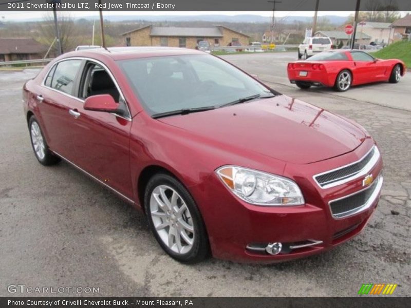 Red Jewel Tintcoat / Ebony 2011 Chevrolet Malibu LTZ