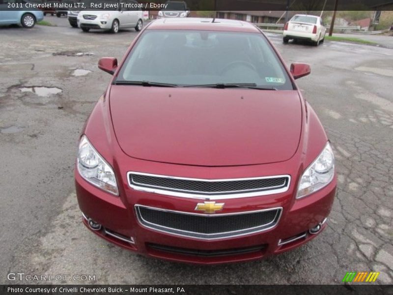 Red Jewel Tintcoat / Ebony 2011 Chevrolet Malibu LTZ