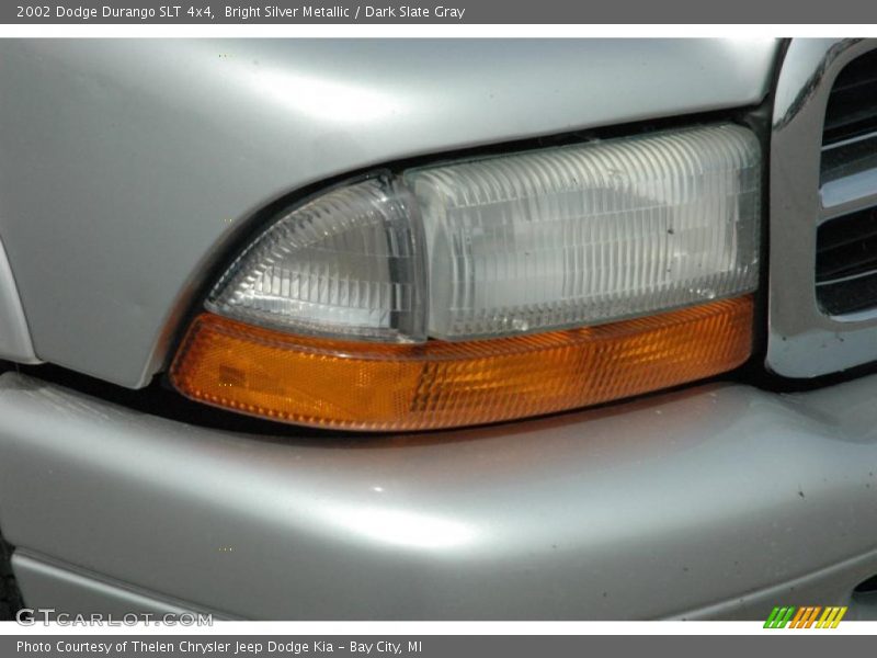 Bright Silver Metallic / Dark Slate Gray 2002 Dodge Durango SLT 4x4