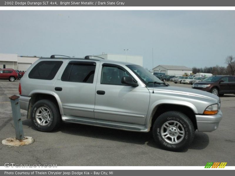 Bright Silver Metallic / Dark Slate Gray 2002 Dodge Durango SLT 4x4