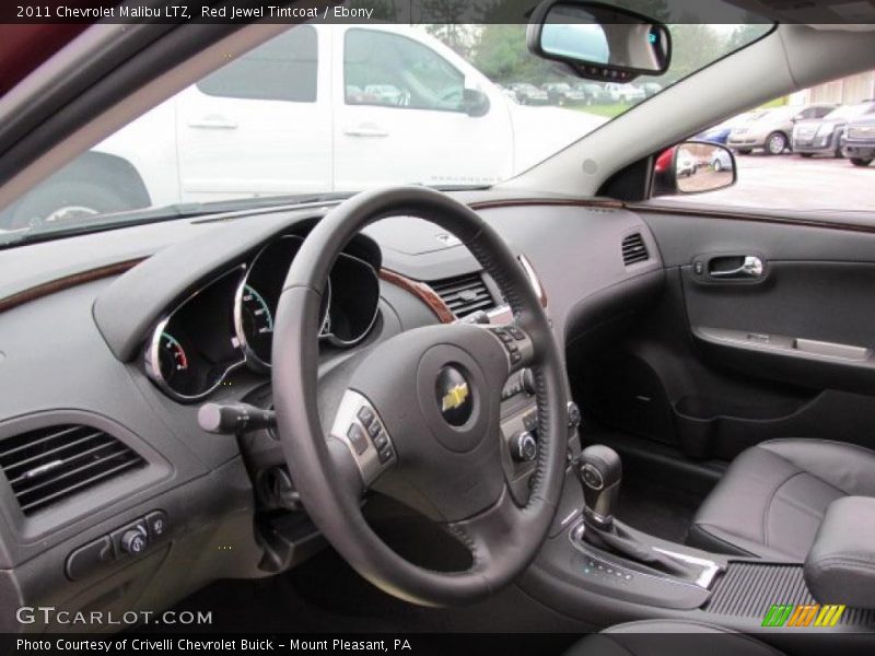 Red Jewel Tintcoat / Ebony 2011 Chevrolet Malibu LTZ