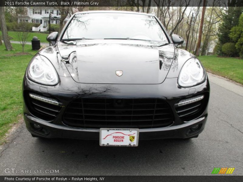 Black / Platinum Grey 2011 Porsche Cayenne Turbo