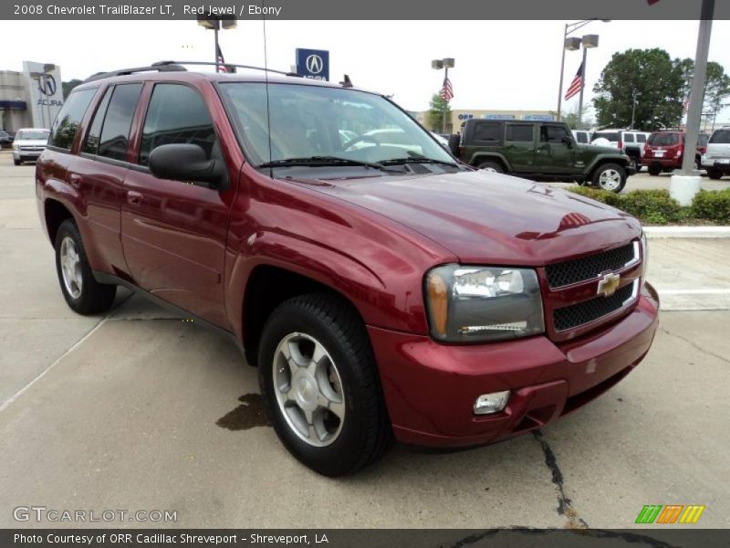 Red Jewel / Ebony 2008 Chevrolet TrailBlazer LT