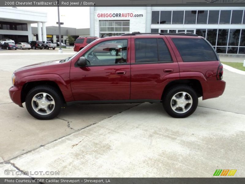 Red Jewel / Ebony 2008 Chevrolet TrailBlazer LT