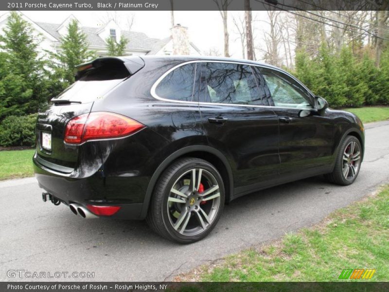 Black / Platinum Grey 2011 Porsche Cayenne Turbo