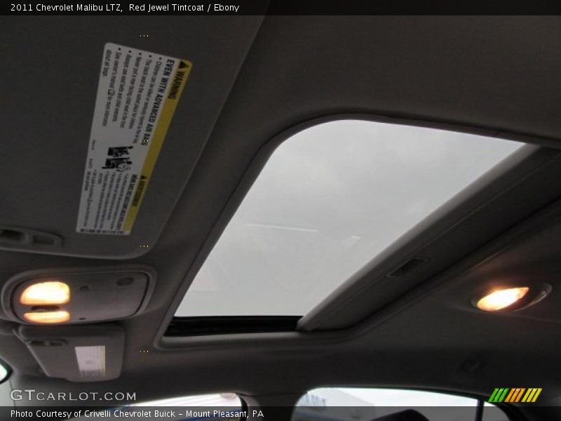 Red Jewel Tintcoat / Ebony 2011 Chevrolet Malibu LTZ