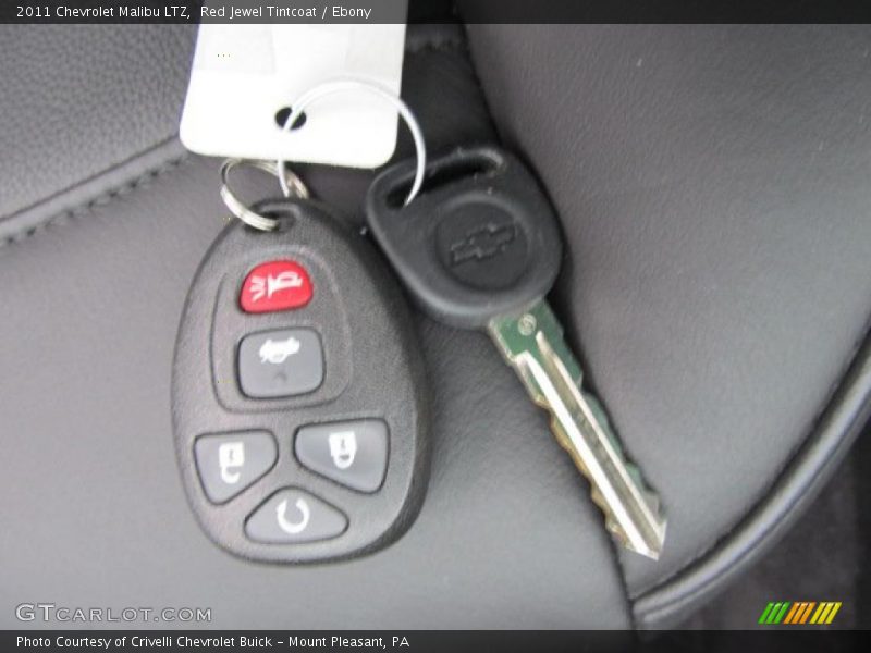 Red Jewel Tintcoat / Ebony 2011 Chevrolet Malibu LTZ