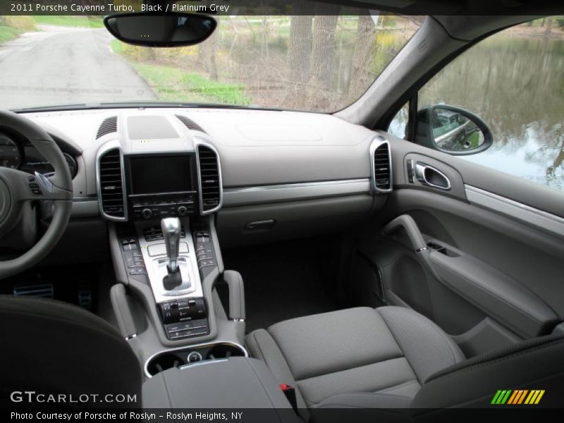 Black / Platinum Grey 2011 Porsche Cayenne Turbo