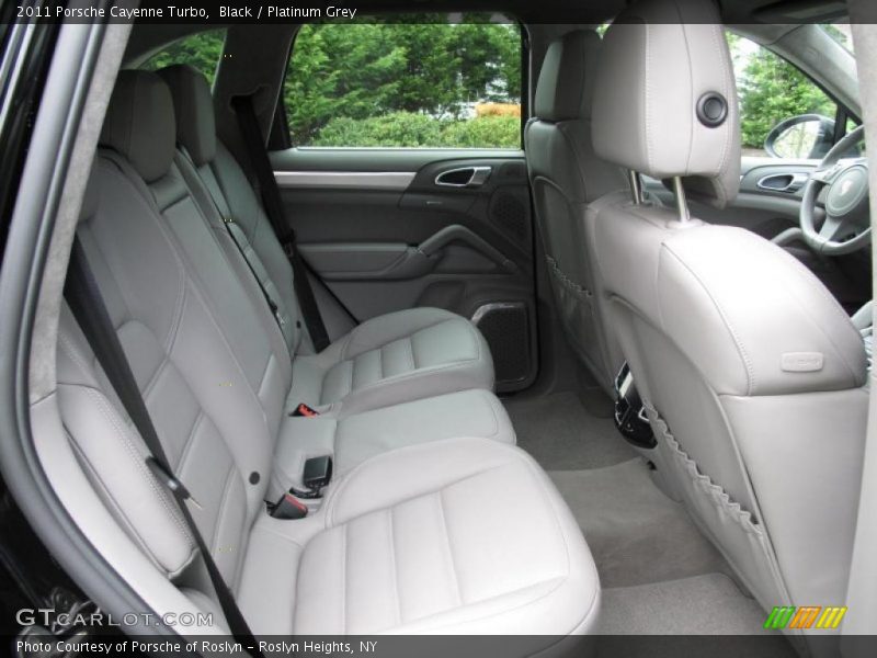  2011 Cayenne Turbo Platinum Grey Interior