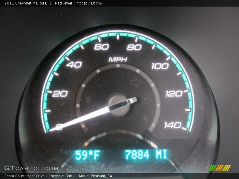 Red Jewel Tintcoat / Ebony 2011 Chevrolet Malibu LTZ
