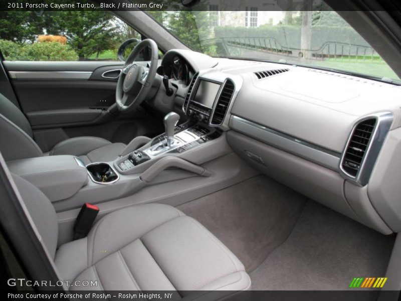  2011 Cayenne Turbo Platinum Grey Interior