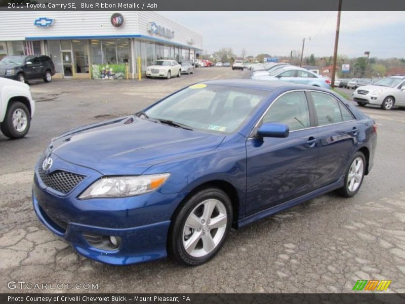 Blue Ribbon Metallic / Ash 2011 Toyota Camry SE