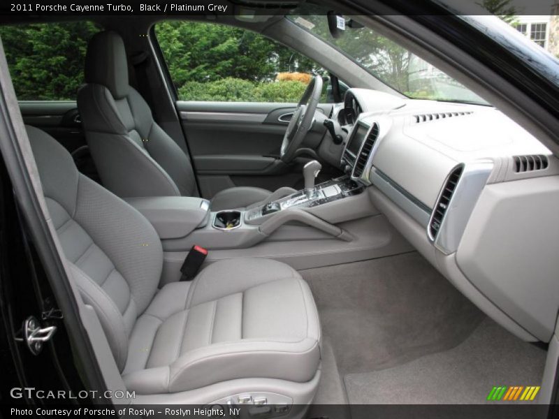  2011 Cayenne Turbo Platinum Grey Interior