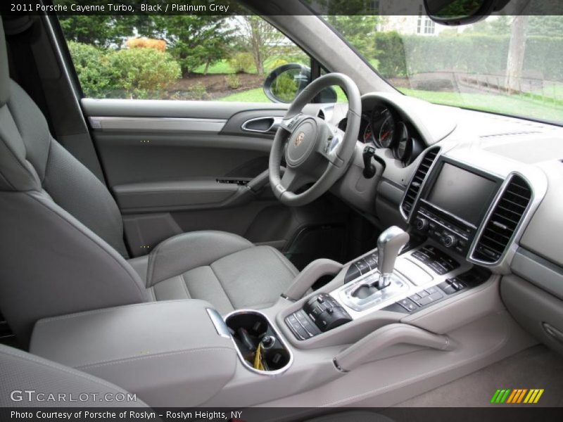 Black / Platinum Grey 2011 Porsche Cayenne Turbo