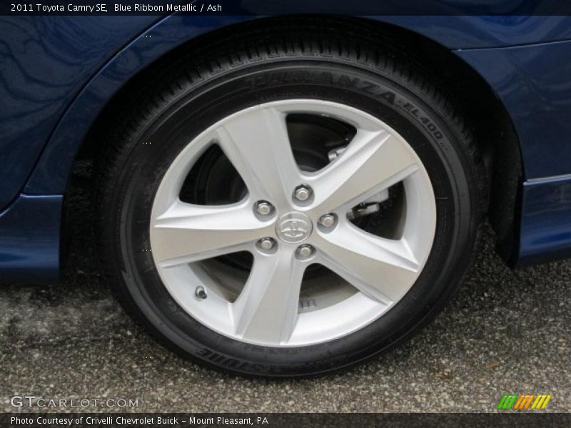 Blue Ribbon Metallic / Ash 2011 Toyota Camry SE