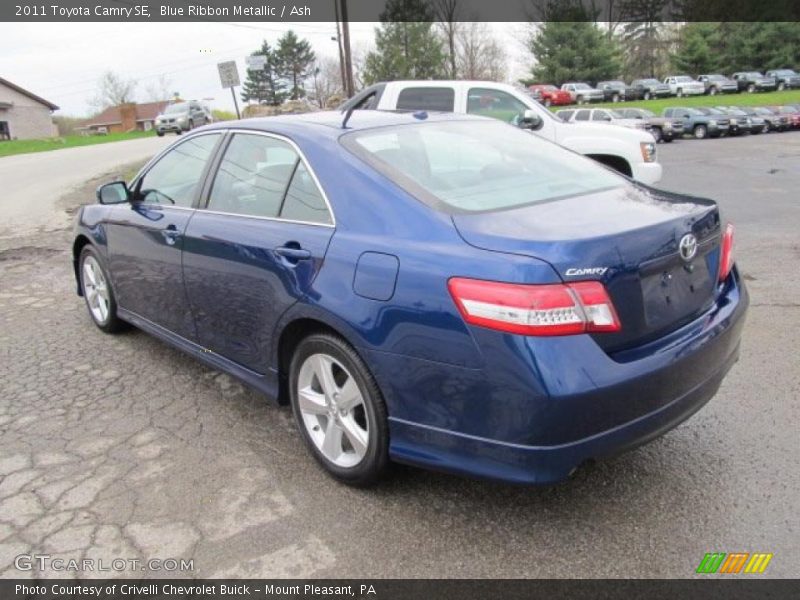 Blue Ribbon Metallic / Ash 2011 Toyota Camry SE