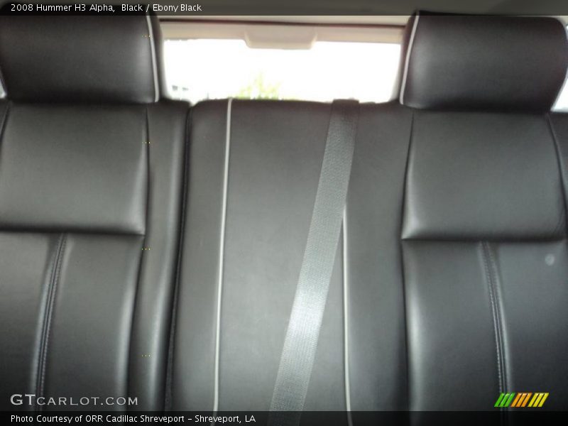 Black / Ebony Black 2008 Hummer H3 Alpha