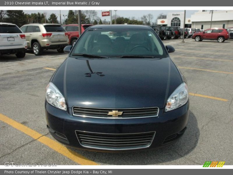 Imperial Blue Metallic / Gray 2010 Chevrolet Impala LT