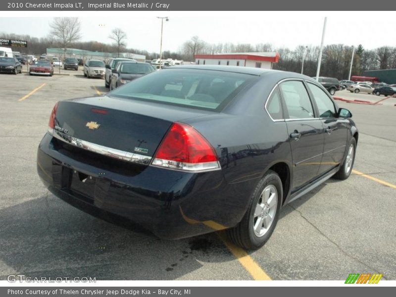 Imperial Blue Metallic / Gray 2010 Chevrolet Impala LT