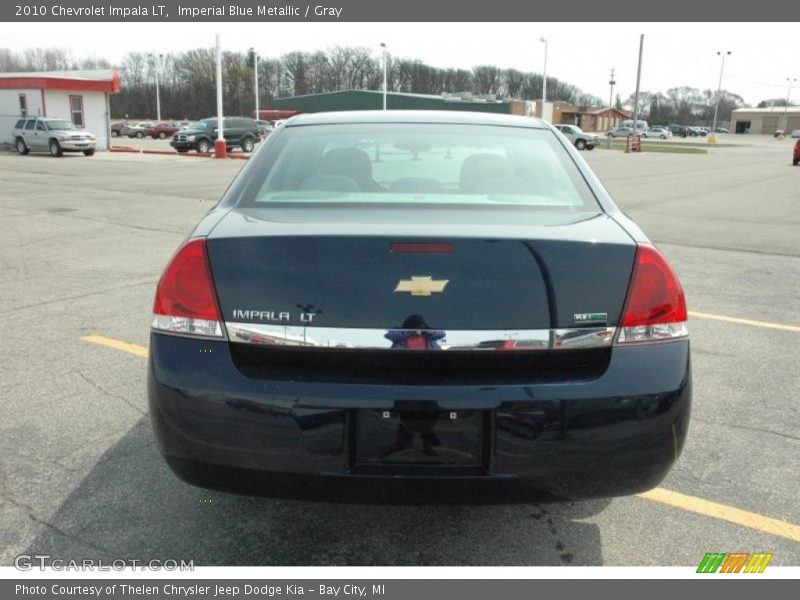 Imperial Blue Metallic / Gray 2010 Chevrolet Impala LT