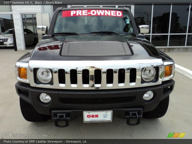 Black / Ebony Black 2007 Hummer H3 X